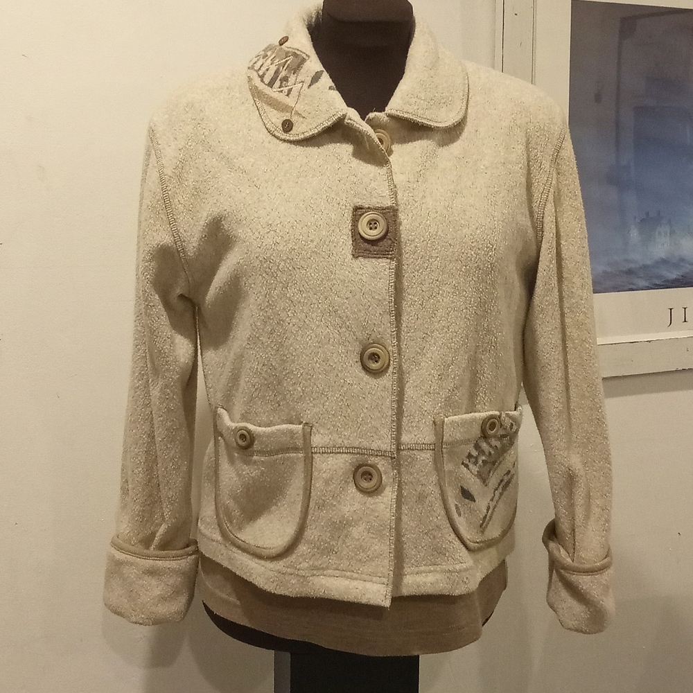Vintage Nancy Bolen 2Pc fleece Jacket